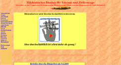 Desktop Screenshot of hilchenbacherbuendnis.de