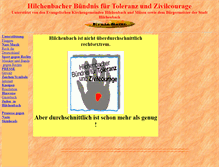 Tablet Screenshot of hilchenbacherbuendnis.de